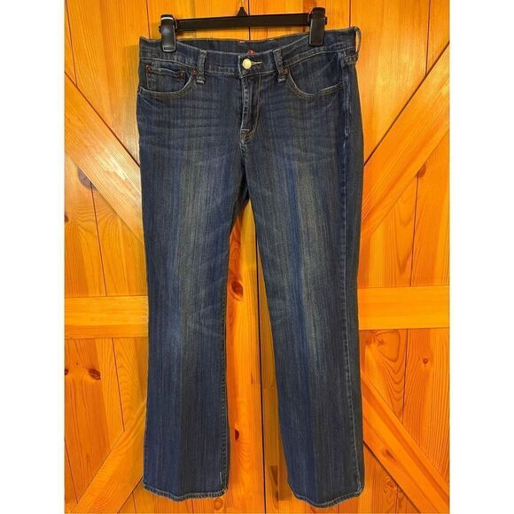 Lucky Brand 10/30 Dark Wash Sweet N Low Bootcut Jeans Distressed Stretch (3556) - Picture 1 of 10